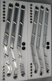 2017 to Current Can-Am X3 Maverick High Clearance Radius Rods in Clear Finish for 72"