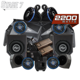 Upgrade to the next loudest kit. Our Stage 7 Elite Kit, with 2200 Watts.